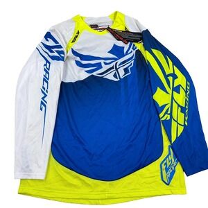 Fly Racing Evolution Race Gear Multicolor Jersey Shirt Bike Motocross Adult XL
